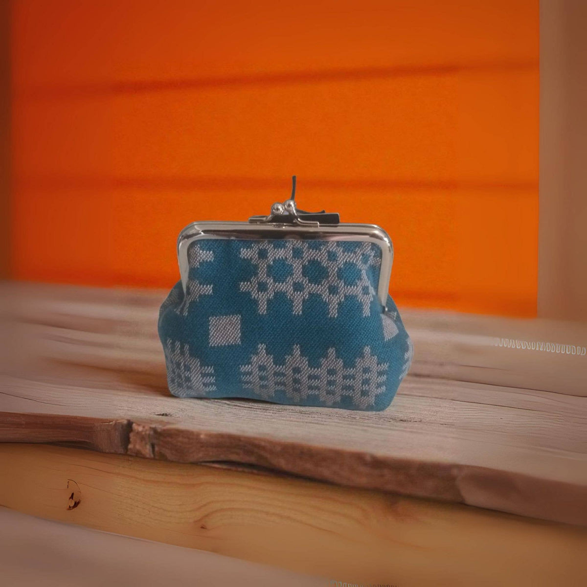 Coin Purse (Vintage Style) - Welsh Tapestry Blanket Design
