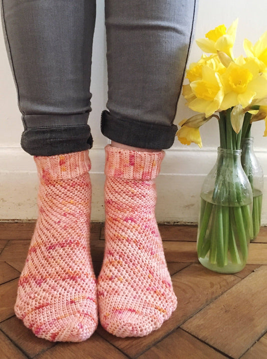 Crochet Pattern - Laverna Socks - PRINT