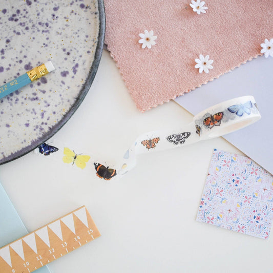 British Butterflies Washi Tape