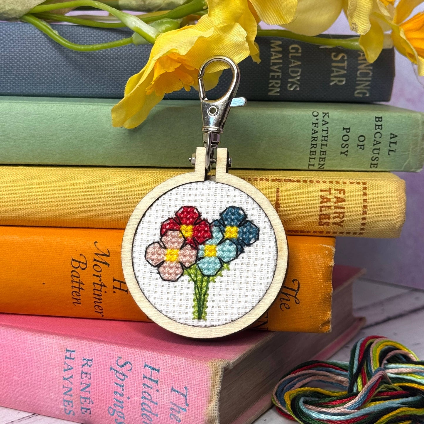 Thanks a Bunch! Mini Matchbox Cross Stitch Kit