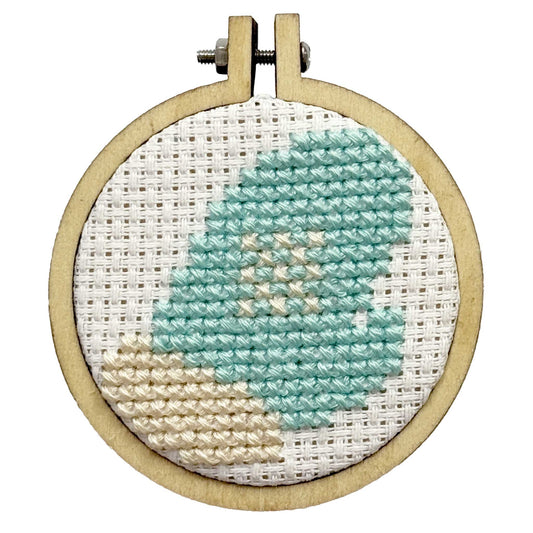 Mitten Mini Matchbox Christmas Cross Stitch Kit (with keyring)
