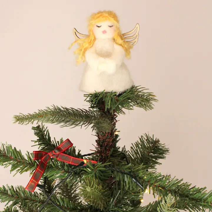 Hessian Angel - Needle Felting Kit