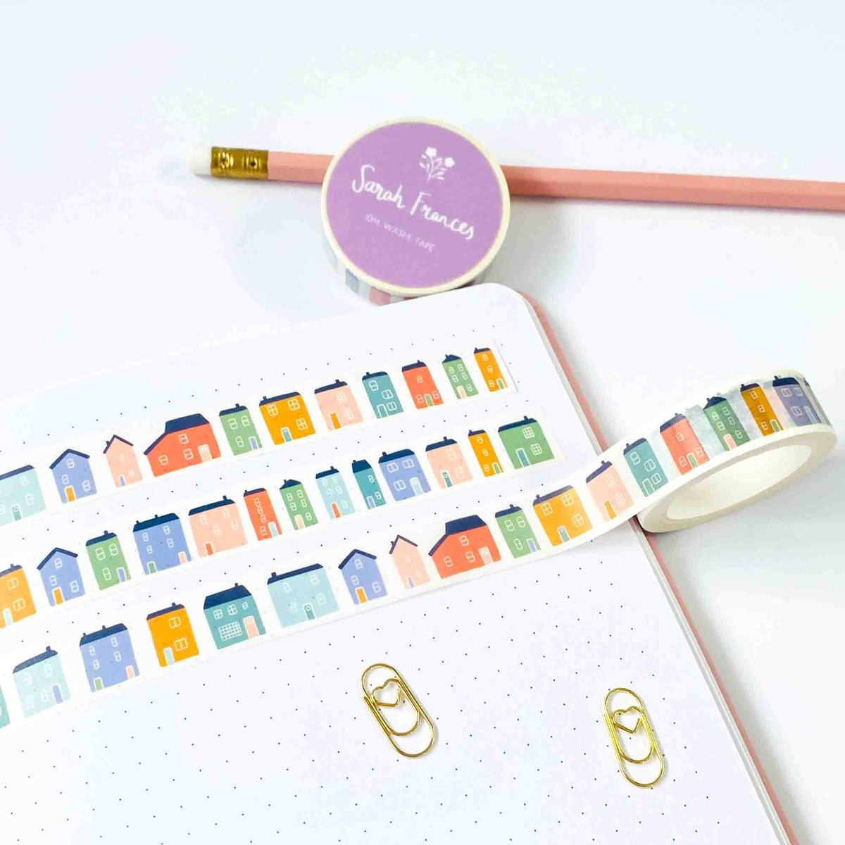 Coastal Houses Washi Tape