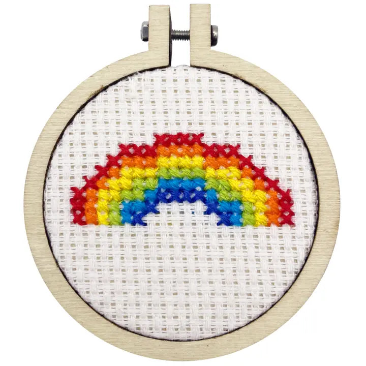 Love Is Love Cross Stitch Mini Kit (with keyring)