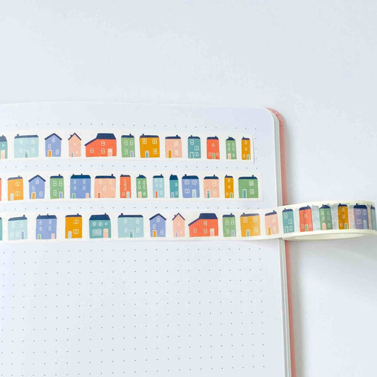Coastal Houses Washi Tape