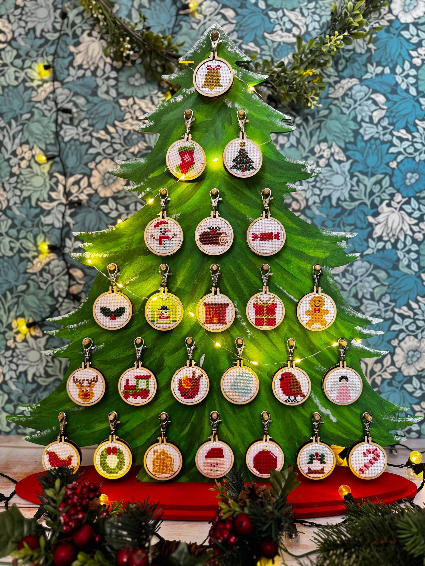 Bauble Mini Matchbox Christmas Cross Stitch Kit