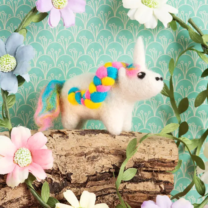 Unicorn Mini Needle Felting Kit