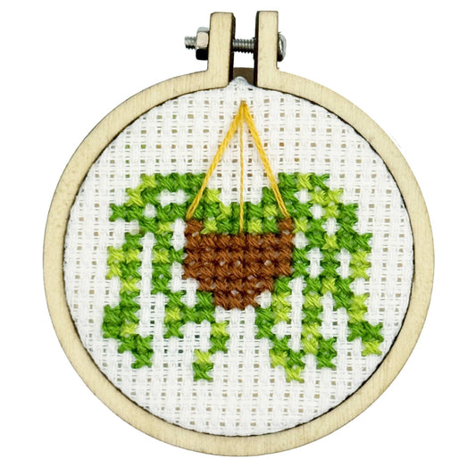 Rooting for You! Mini Matchbox Cross Stitch Kit (with keyring)