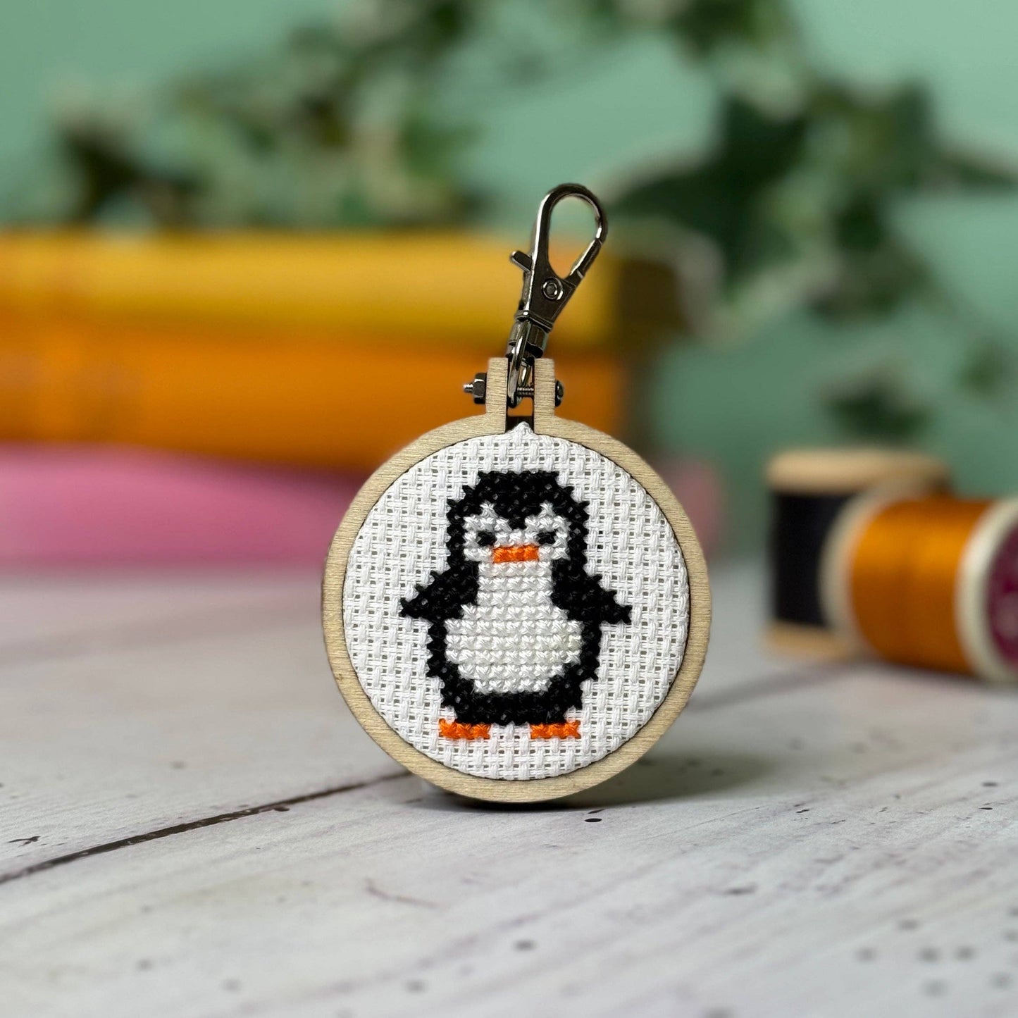 'You're Brrrilliant!' Mini Matchbox Cross Stitch Kit (with keyring)