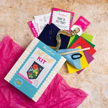Wildflower Pennant Felt Craft Kit