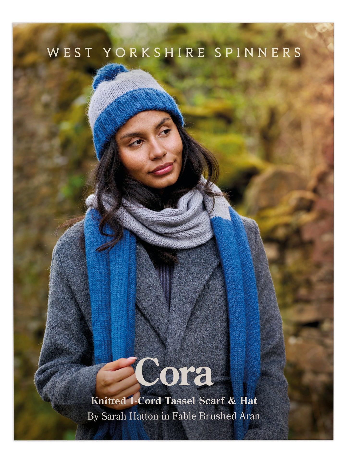 Cora - Knitted I-Cord Tassel Scarf & Hat
