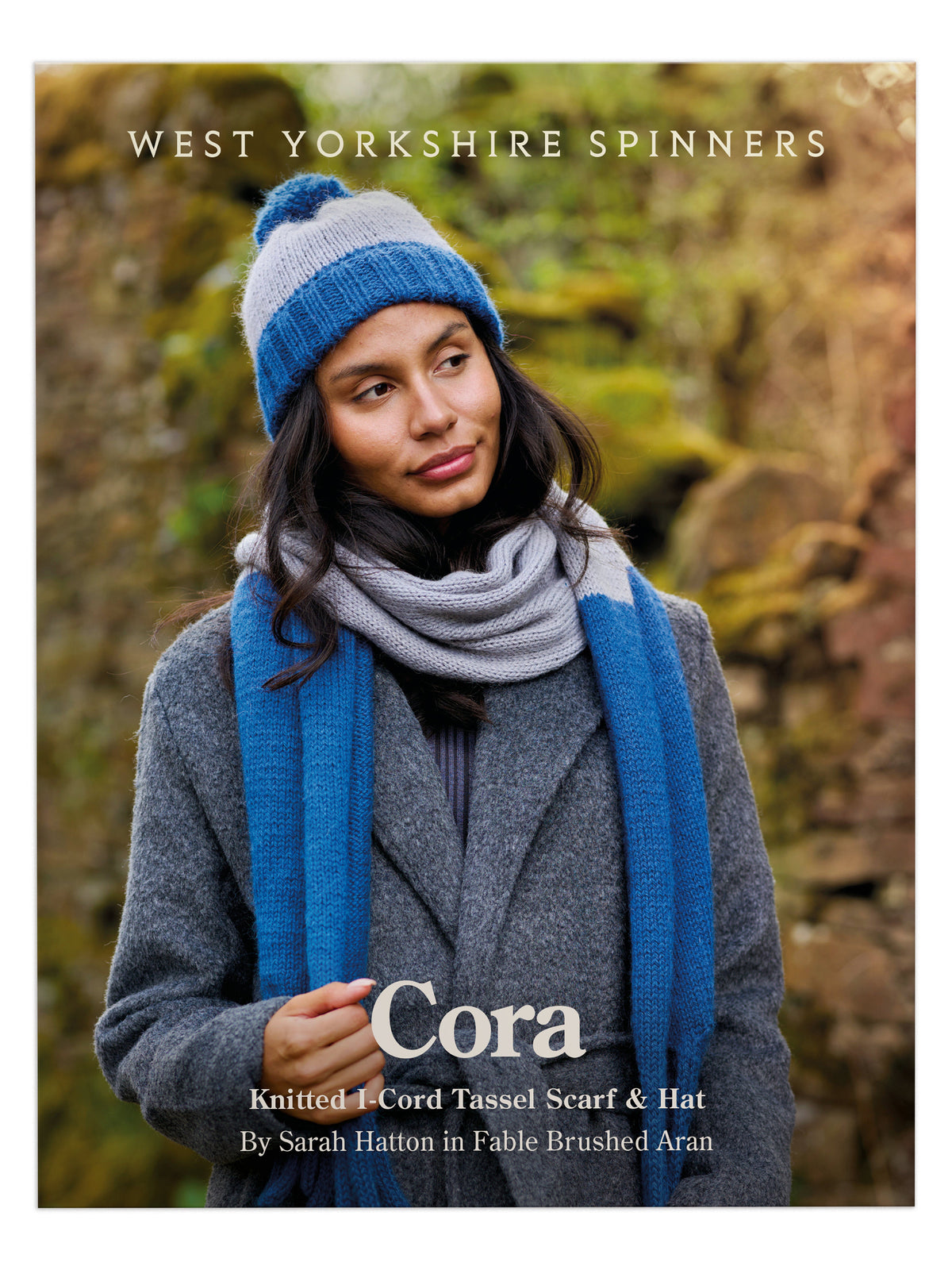Cora - Knitted I-Cord Tassel Scarf & Hat