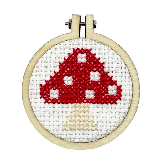 You're A Fungi! Cross Stitch Mini Kit (with keyring)