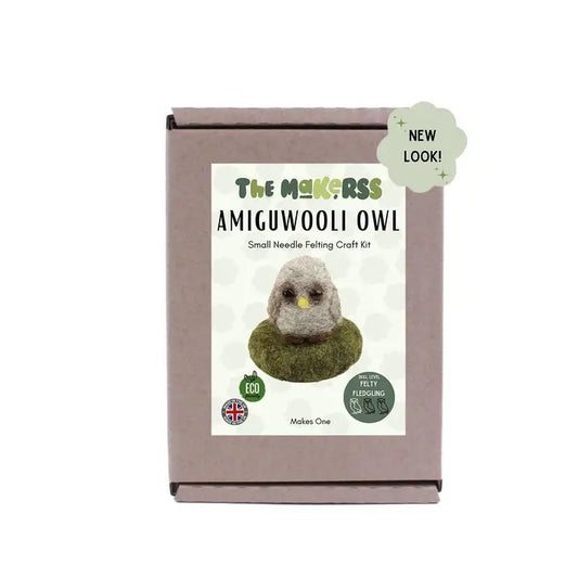 AMK Owl - Needle Felting Kit