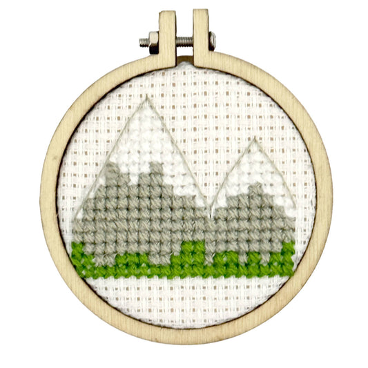 You'll Go Far! Mini Matchbox Cross Stitch Kit (with keyring)