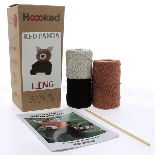 Hoooked - DIY Crochet Kit Ling the Red Panda