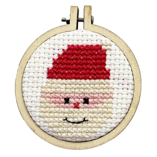 Santa Mini Matchbox Christmas Cross Stitch Kit
