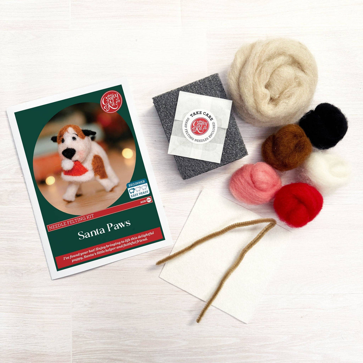 Santa Paws Needle Felting Kit