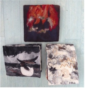 Wet Felted Book-cover workshop