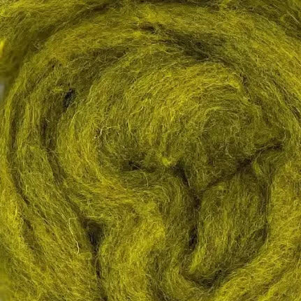 Carded Corriedale - Sunflower