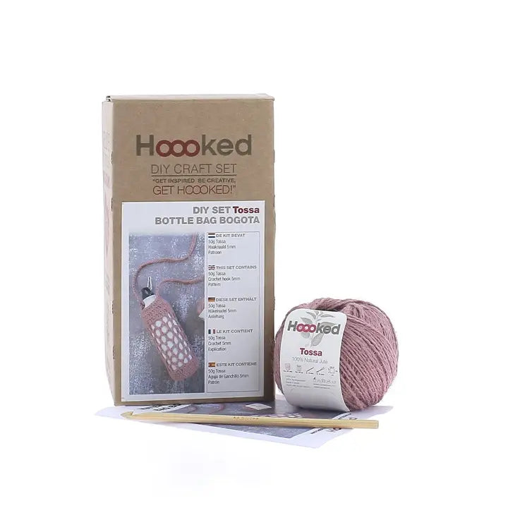 Hoooked - DIY Crochet Kit Bogota Water Bottle Bag