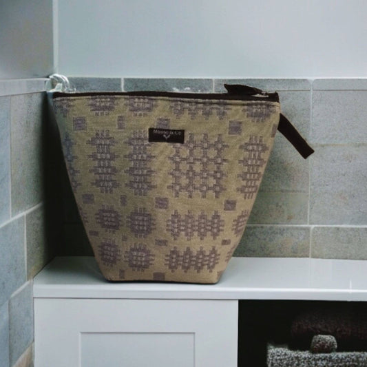 Welsh tapestry blanket design wash bags / make up bags