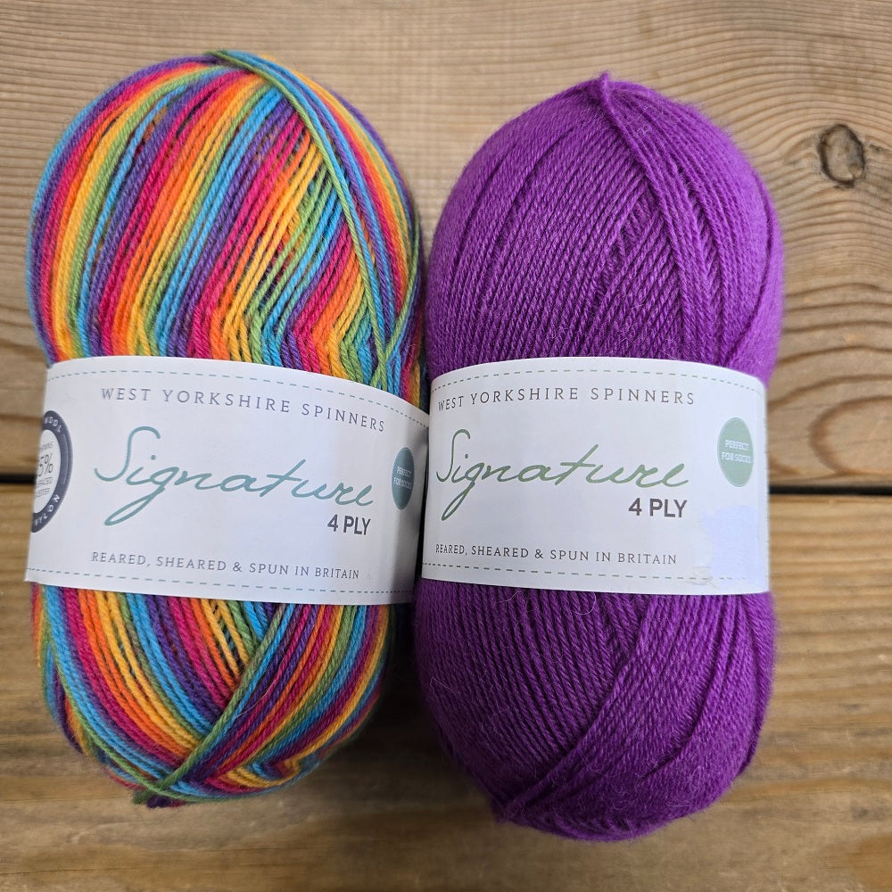 Simple Stay-Put Socks Kit - Blackcurrant Paradise image