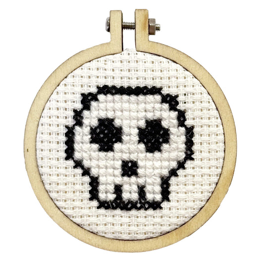 'Happy Halloween!' Mini Matchbox Cross Stitch Kit (with keyring)