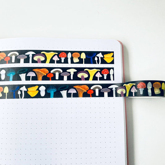 British Mushrooms Washi Tape