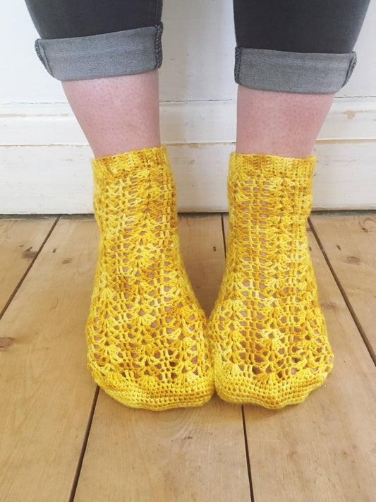 Crochet Pattern - Orache Socks - PRINT