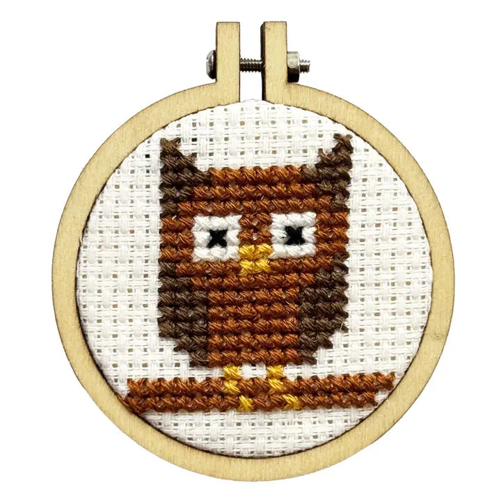 Owl You Need Is Love! Cross Stitch Mini Kit (with keyring)