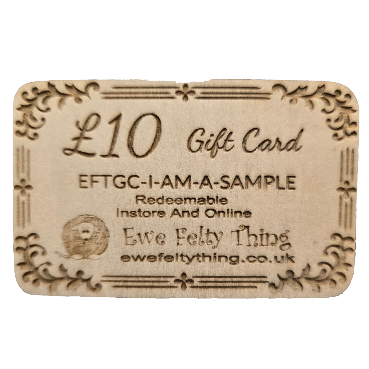Printed Gift Cards