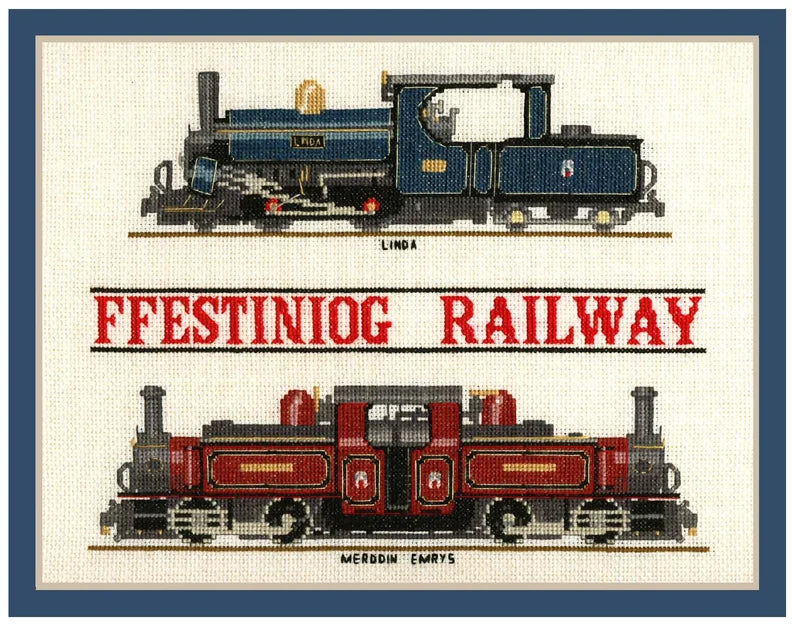 Ffestiniog Railway Counted Cross Stitch Kit
