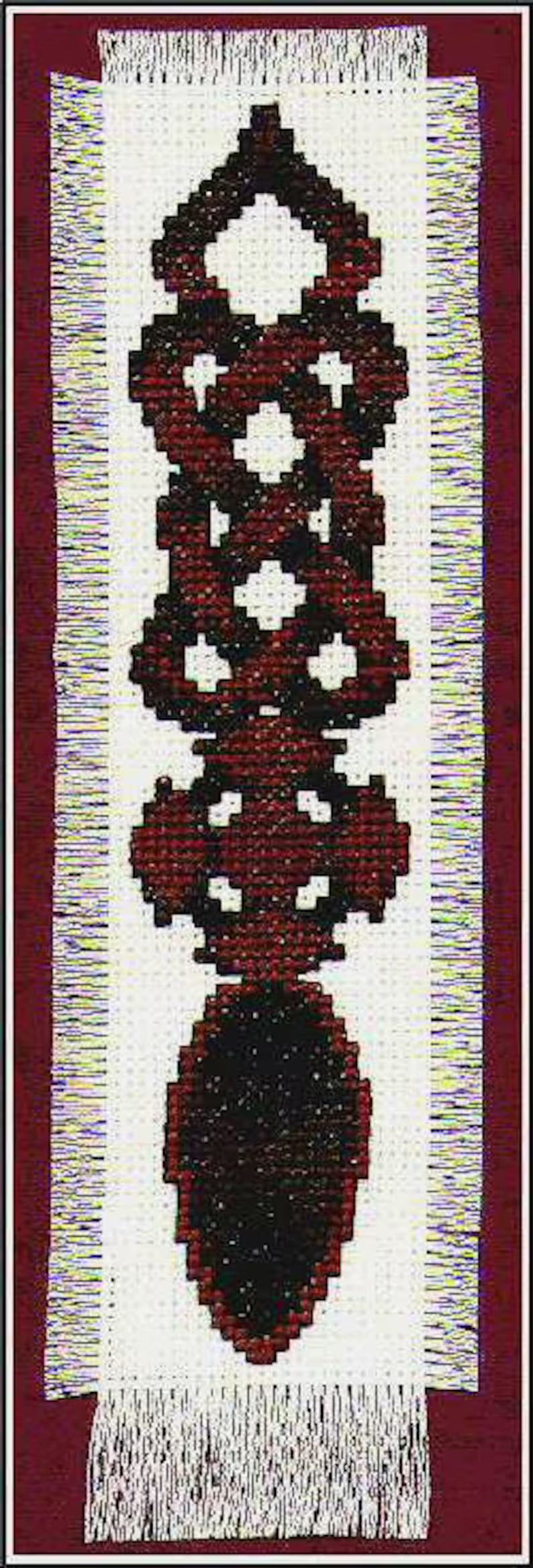 Welsh Lovespoon Bookmark Counted Cross Stitch Kit