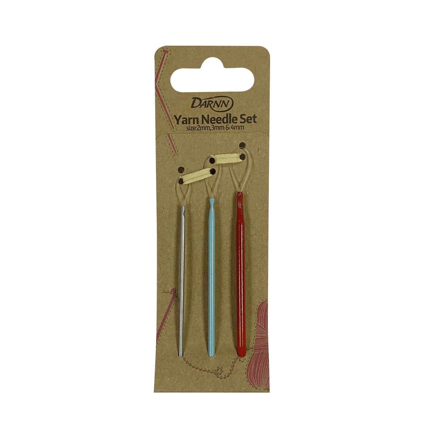 Darnn Yarn Needle Set. Large Eye. Assorted Sizes