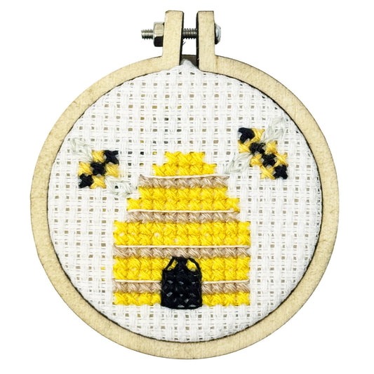 Hive Got Your Back! Mini Matchbox Cross Stitch Kit