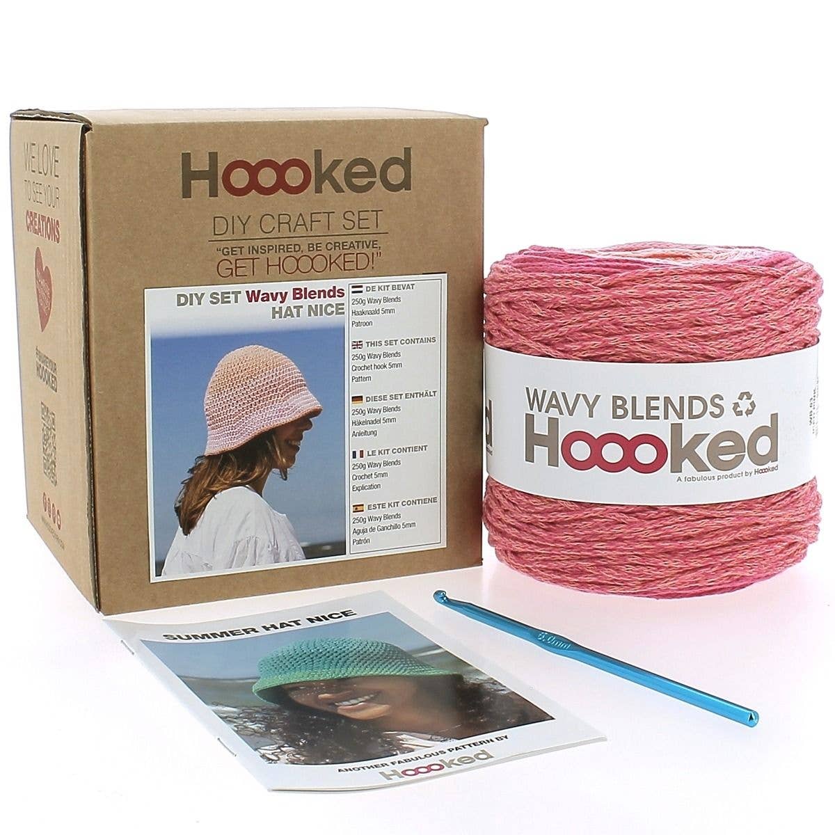Hoooked - DIY Crochet Kit Nice Summer Hat