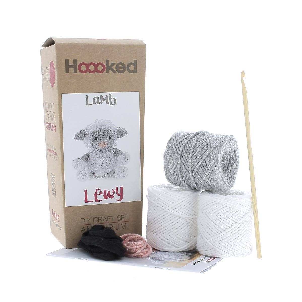 Hoooked - DIY Crochet Kit Lewy the Lamb