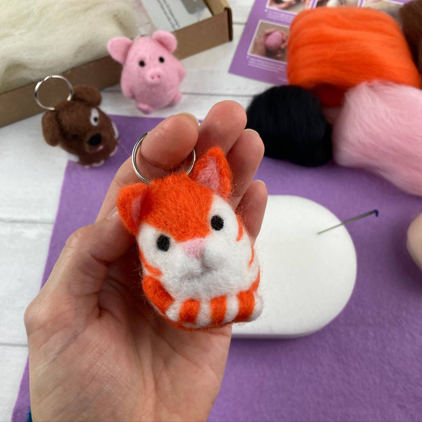 Needle Felting Kit, Mini Pets 1