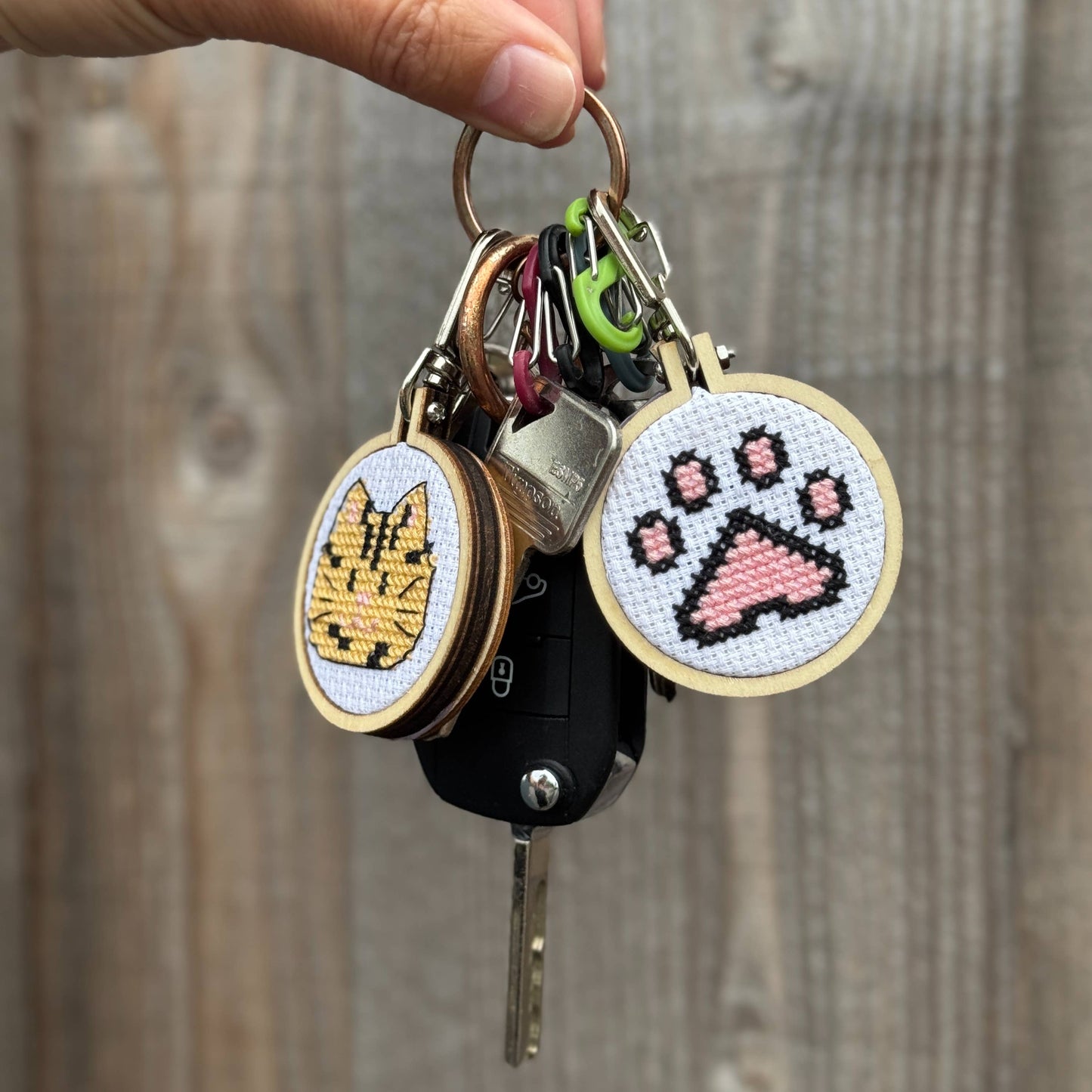 'Thistle Make You Smile' Mini Matchbox Cross Stitch Kit