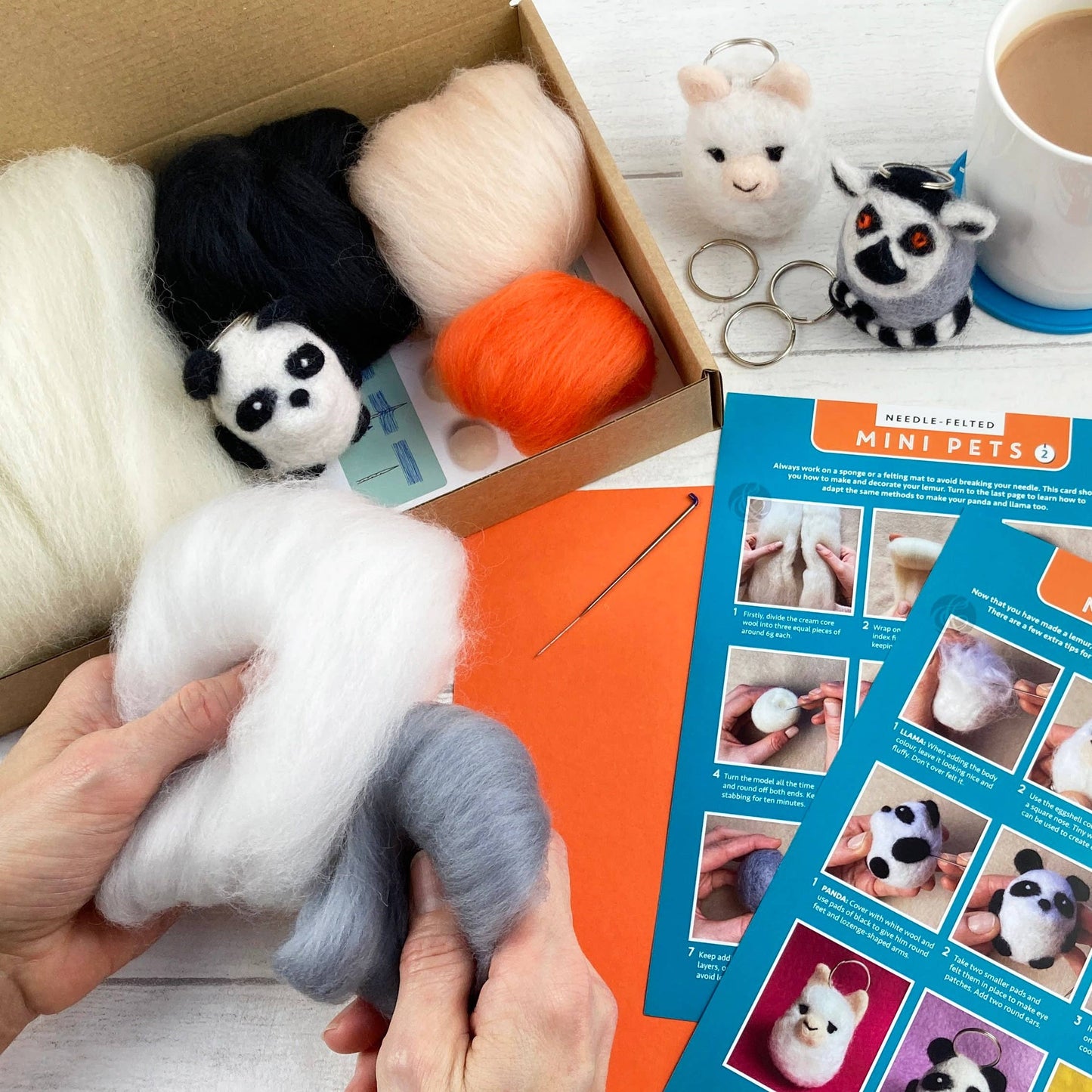 Needle Felting Kit, Mini Pets 2
