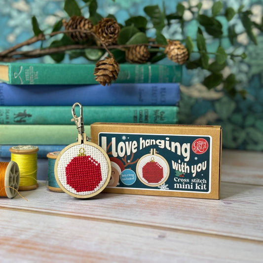 Bauble Mini Matchbox Christmas Cross Stitch Kit
