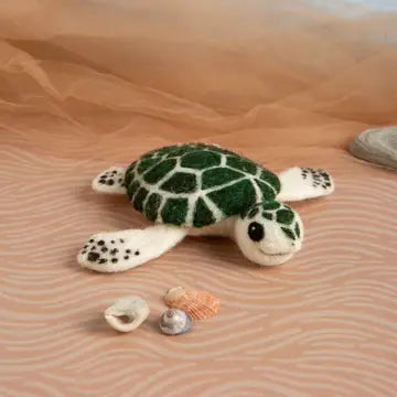 Baby Sea Turtle Mini Needle Felting Kit