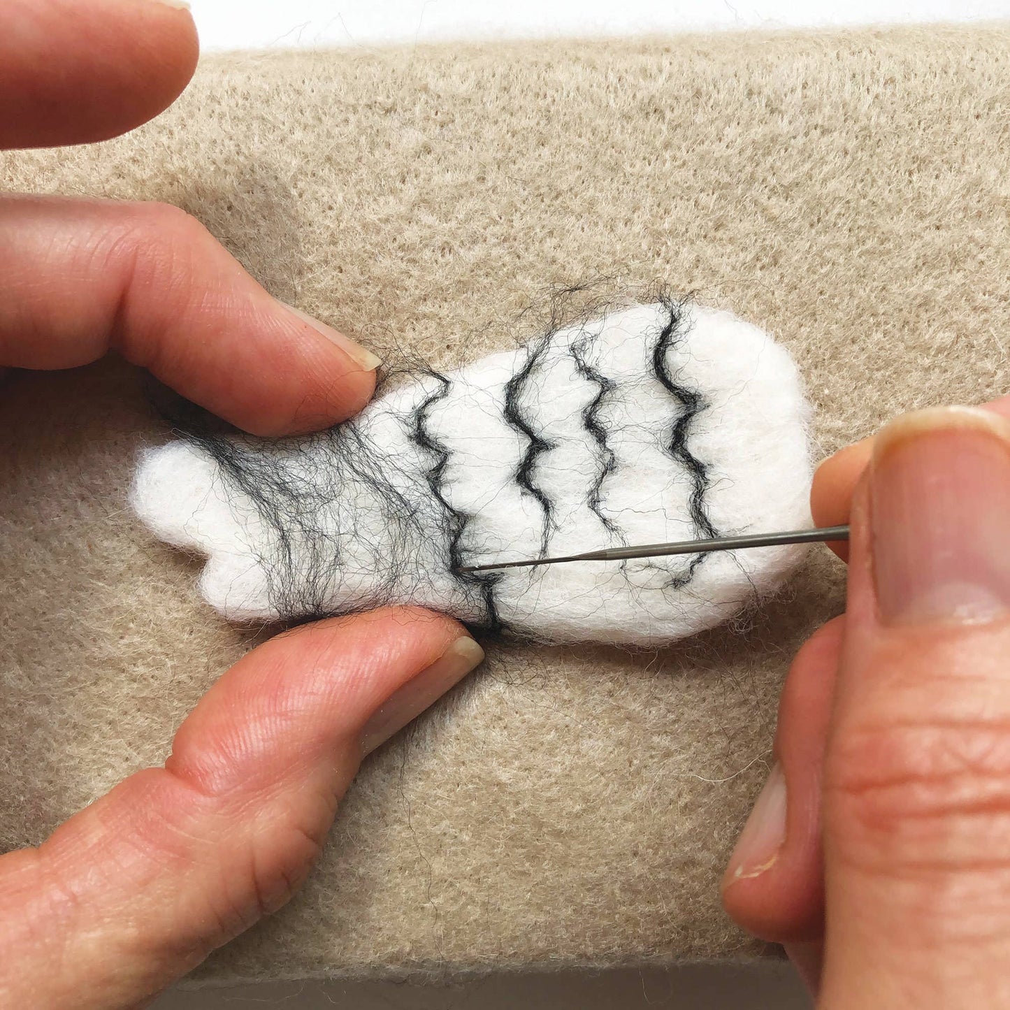 Needle Felting Kit, Blue Budgie