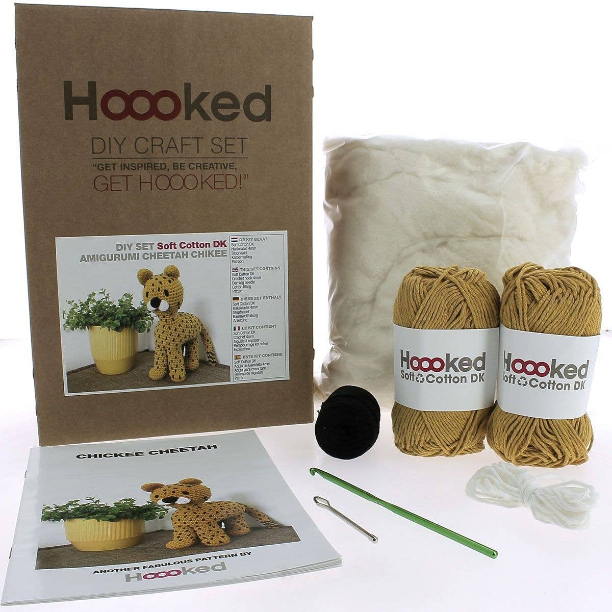 Hoooked - DIY Crochet Kit Chikee Cheetah
