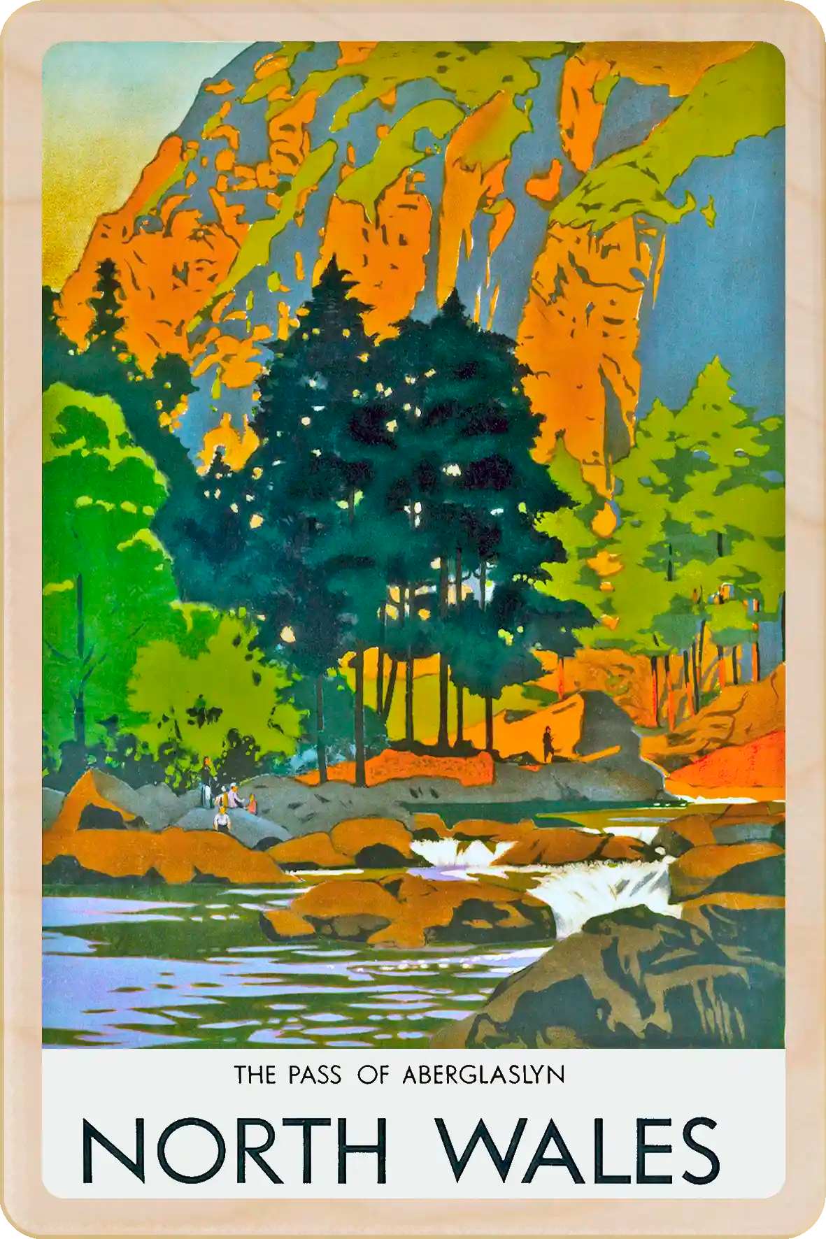 Aberglaslyn, Wales - Eco-friendly cards & magnets