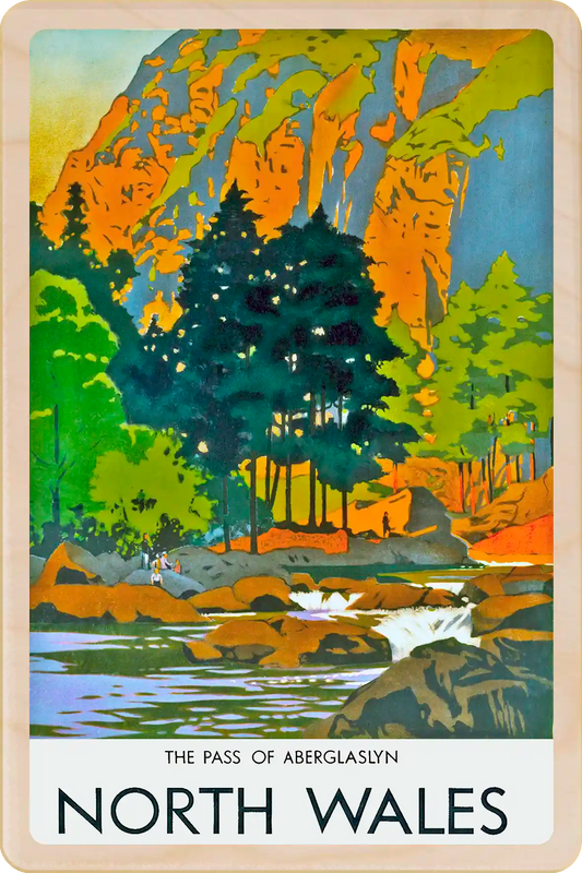 Aberglaslyn, Wales - Eco-friendly cards & magnets