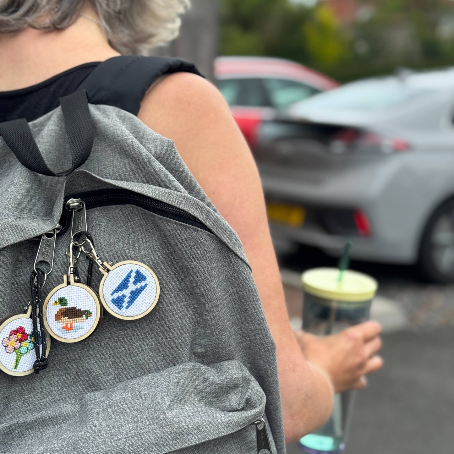 'Thistle Make You Smile' Mini Matchbox Cross Stitch Kit