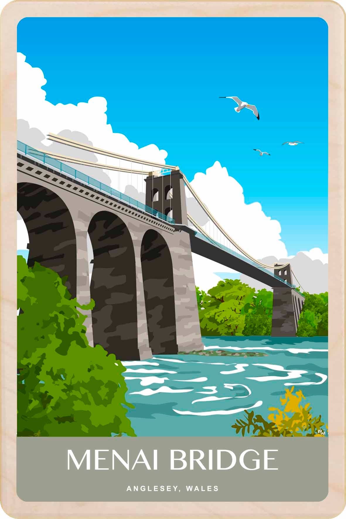 Menai Bridge, Anglesey, Wales - Eco-friendly souvenirs