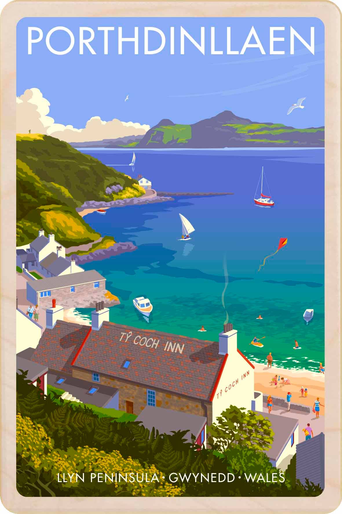 Porthdinllaen, Wales - Eco-friendly cards & magnets